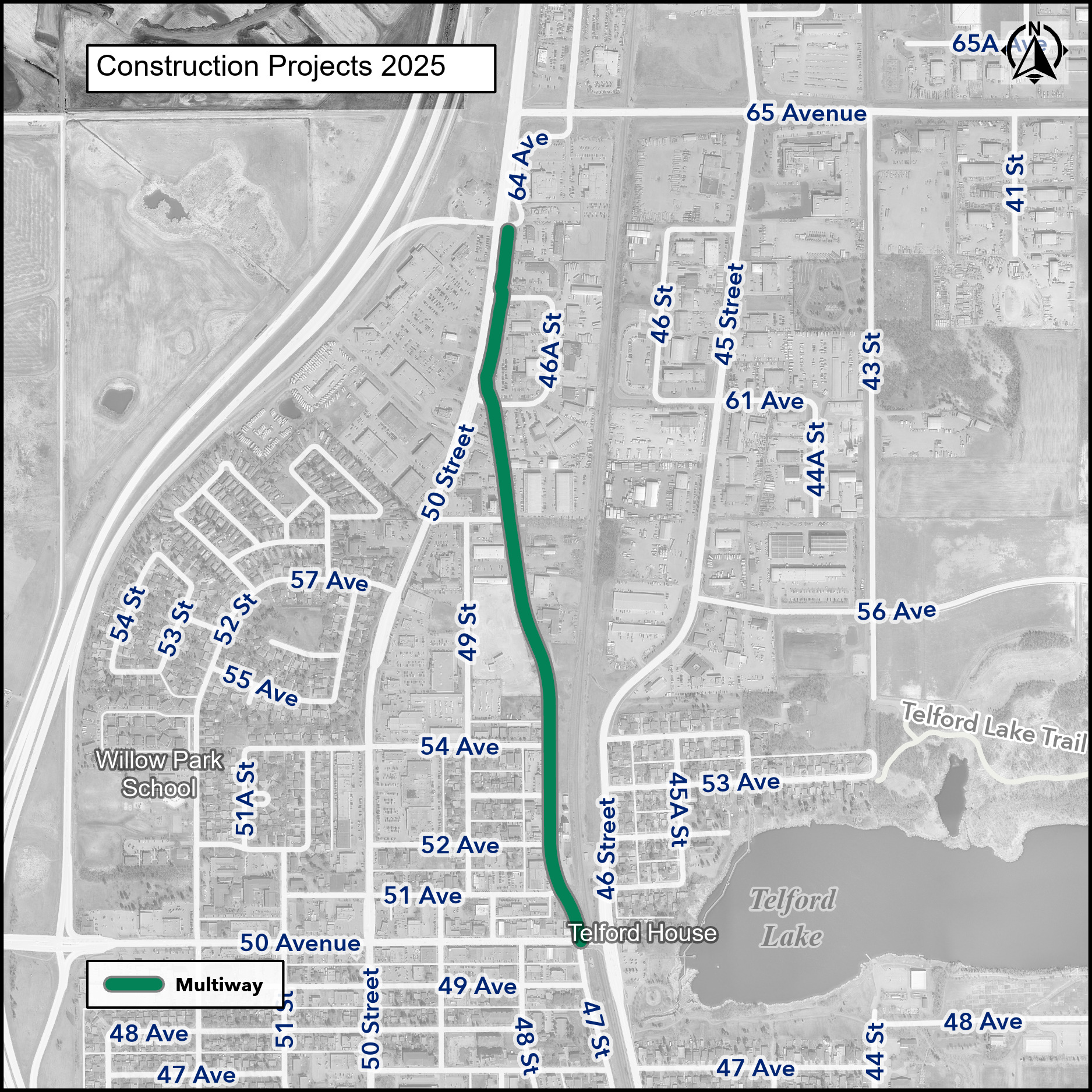 City of Leduc 47 Street Multiway