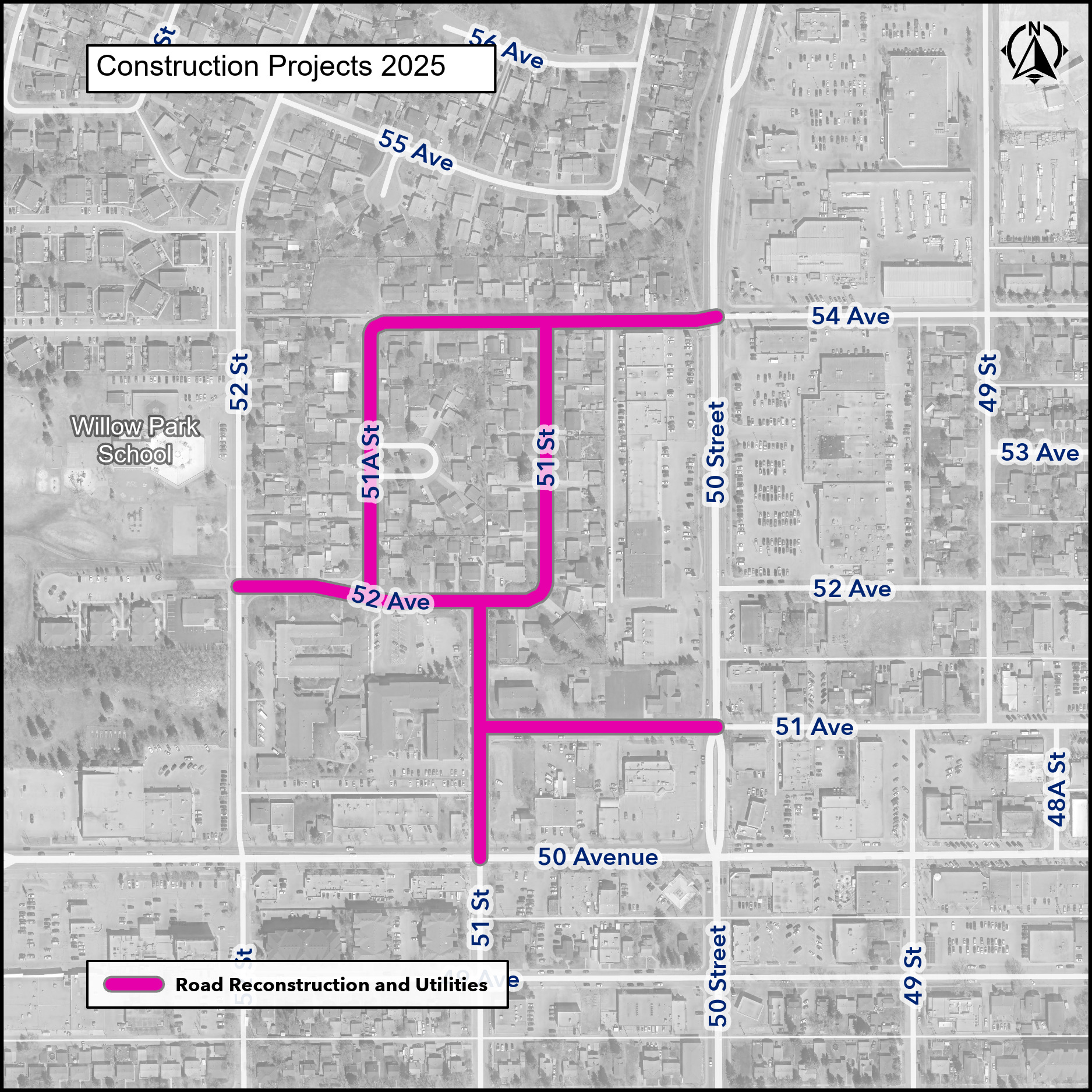 City of Leduc Willow Park Phase 2 Map